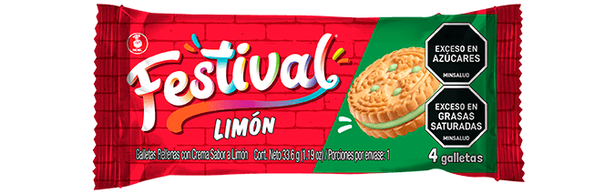 GALLETA FESTIVAL 54G LIMON