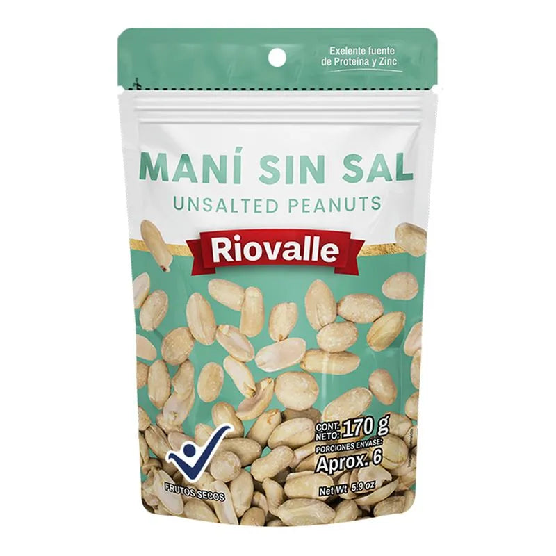 MANI SIN SAL RIOVALLE 170G