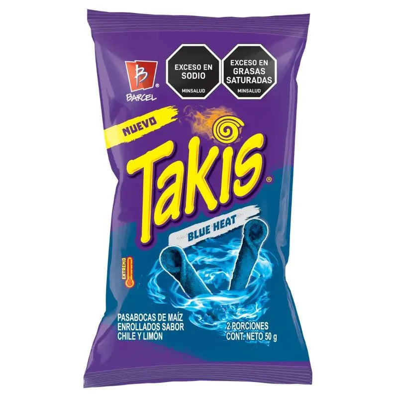 TAKIS 50G BLUE HEAT