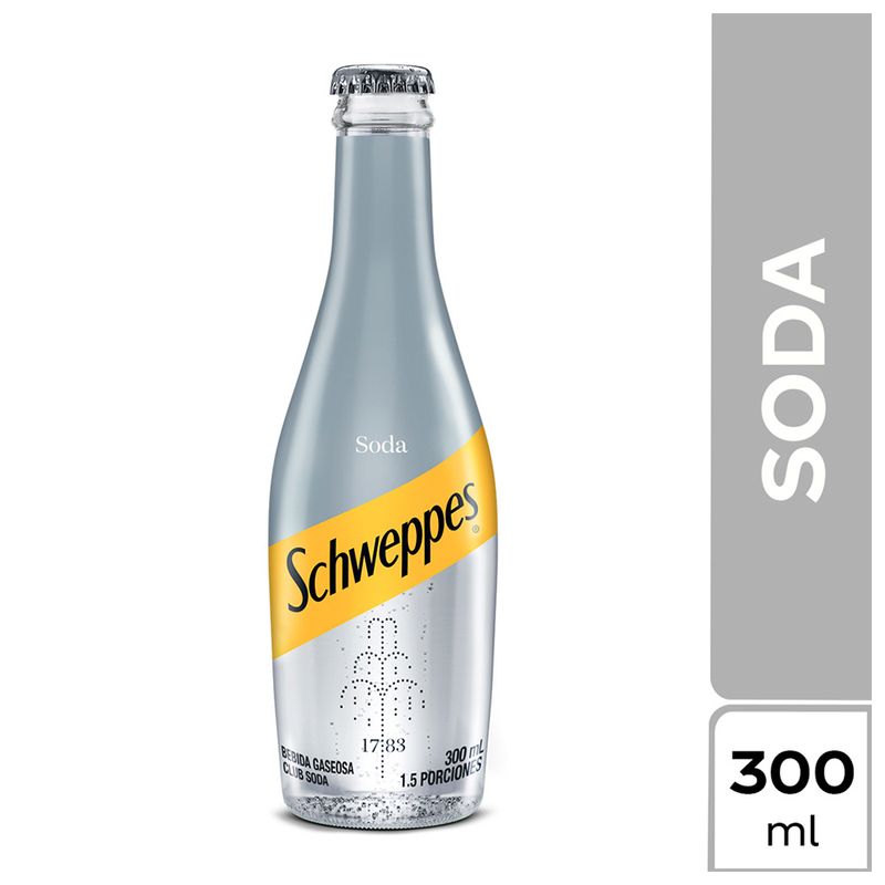 GASEOSA SCHWPPES 300ML SODA