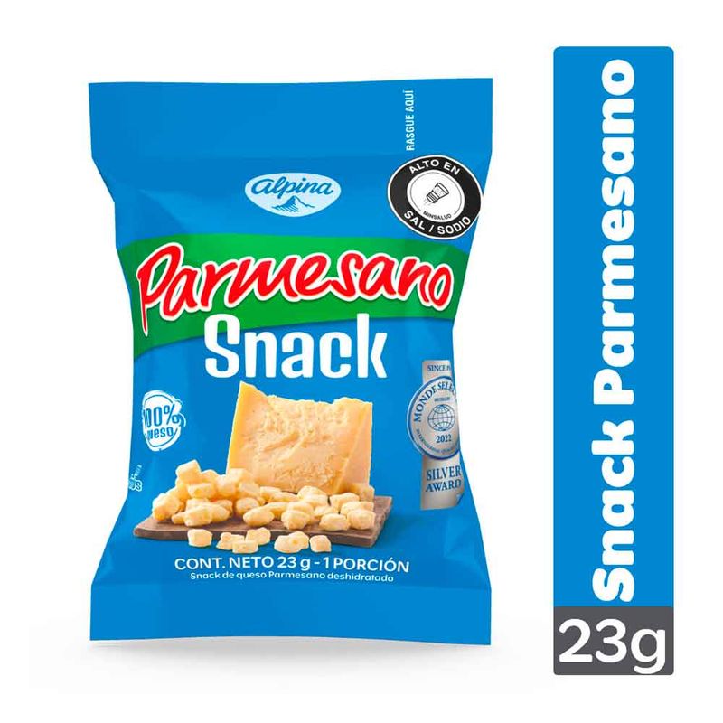 QUESO DESHI ALPINA 23G PARMESANO SNACK