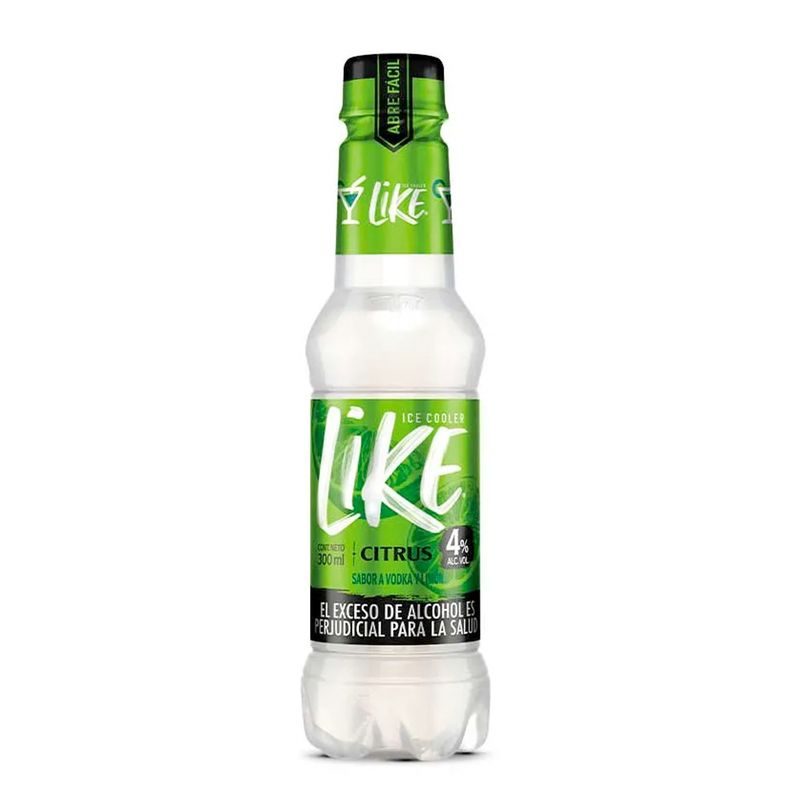 APERITIVO LIKE 300ML MANZANA LIMON