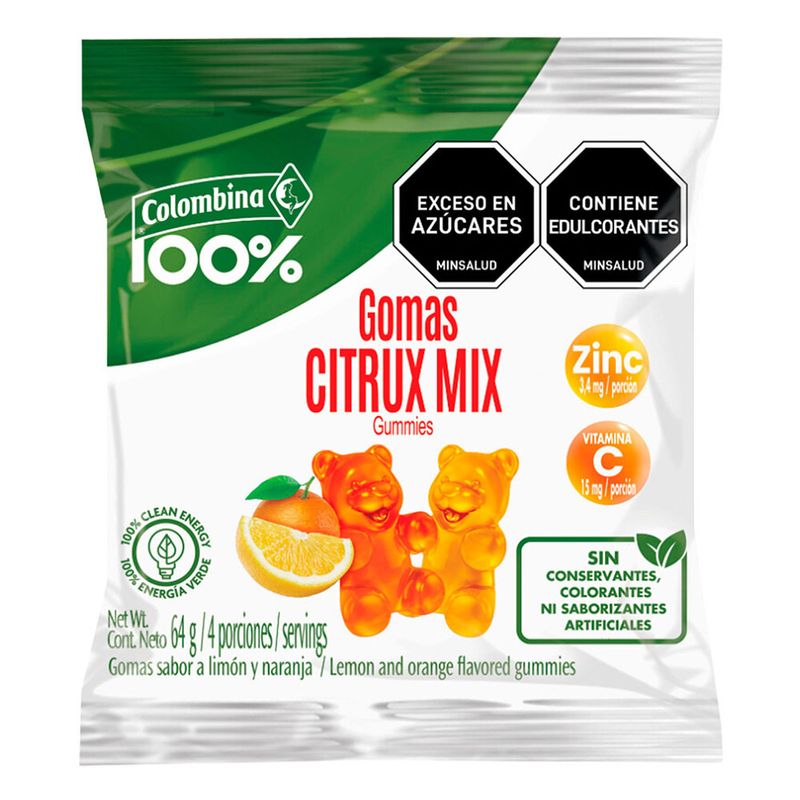 GOMA 100% 63G VITA C+ZINC