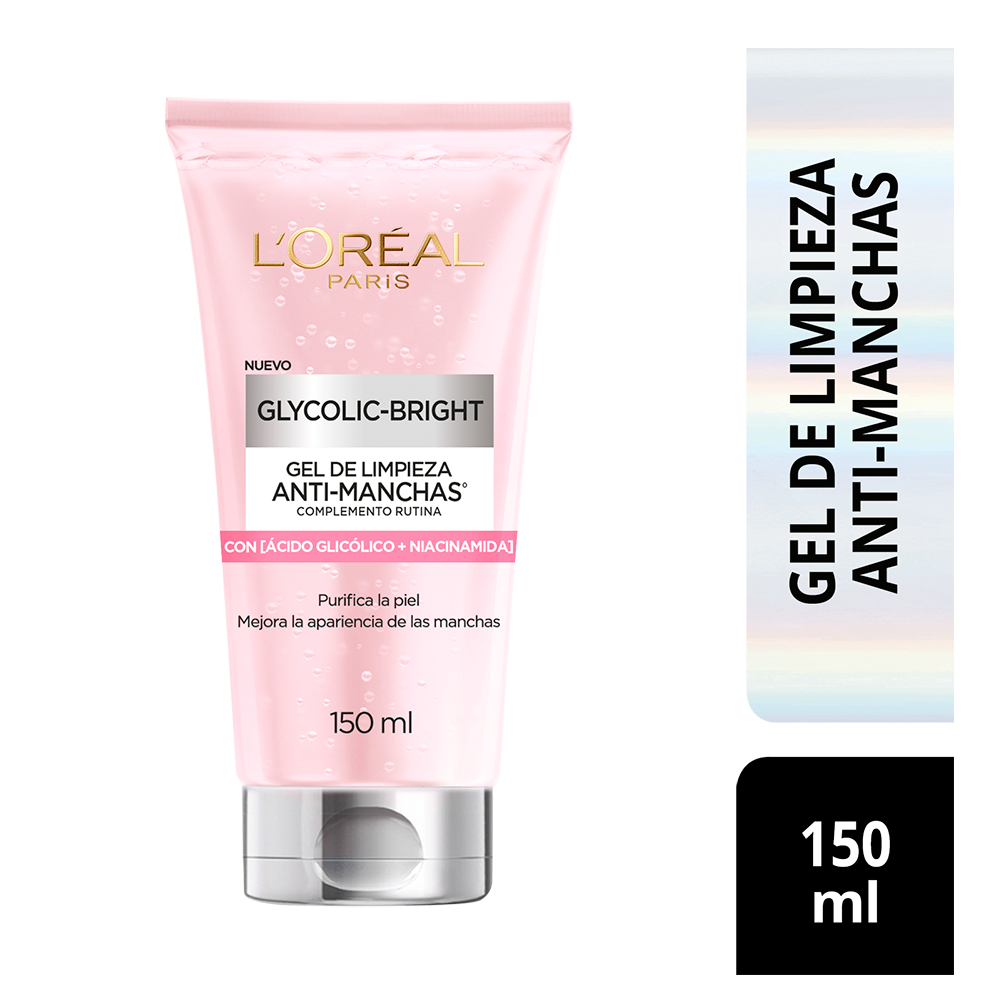 GEL LOREAL 150ML GLYCOLIC BRIGHT CLEANSIN