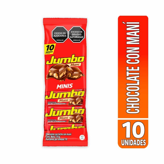 CHOCOLATIINA JUMBO MANI X10UND 170G