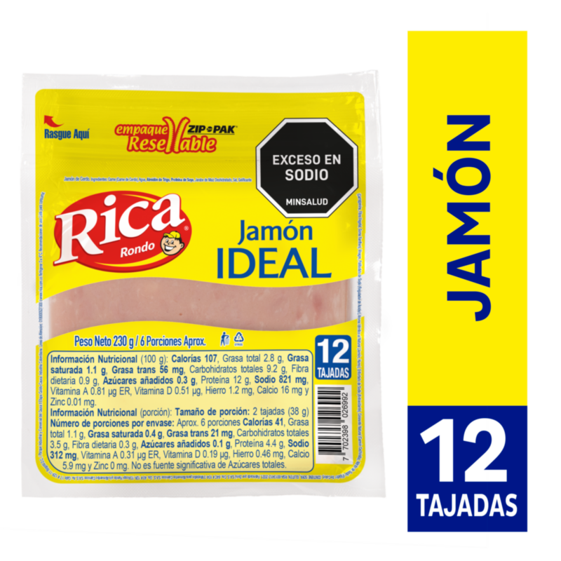 JAMON IDEAL RICA 230G