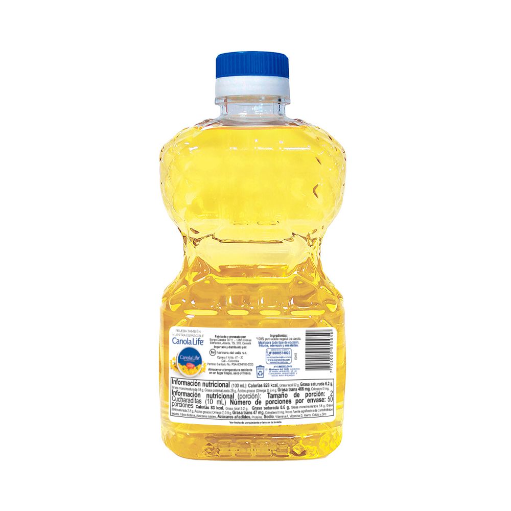 ACEITE CANOLA LIFE 500ML