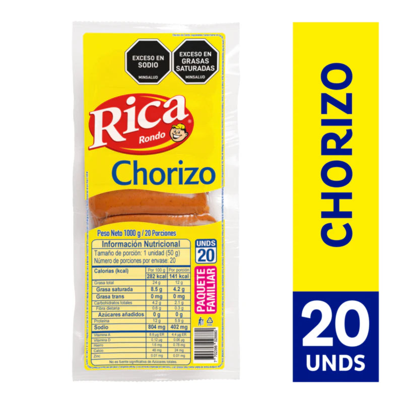 CHORIZO RICA X 1000GR
