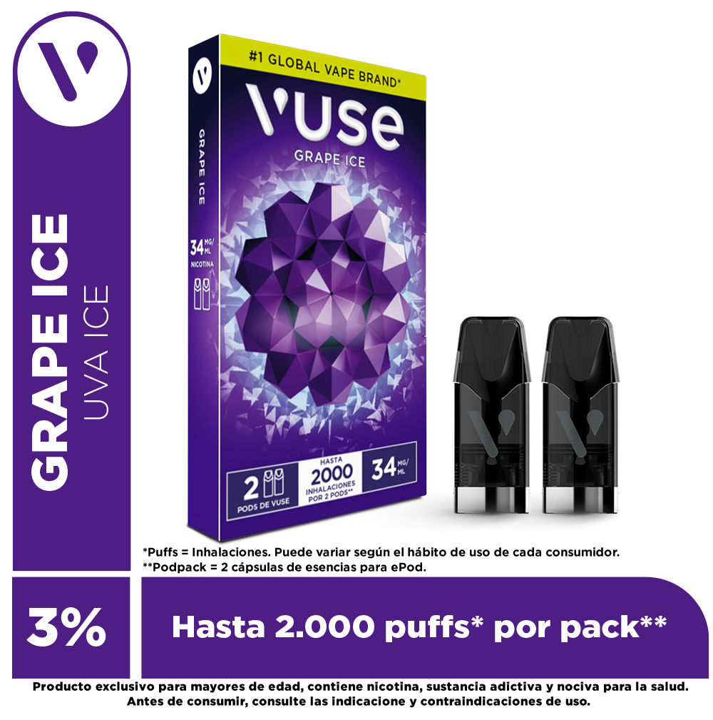CAPSULA VUSE 2U GRAPE ICE