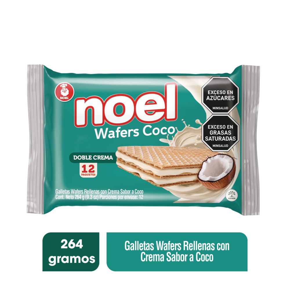 GALLETA WAFER NOEL 264G COCO