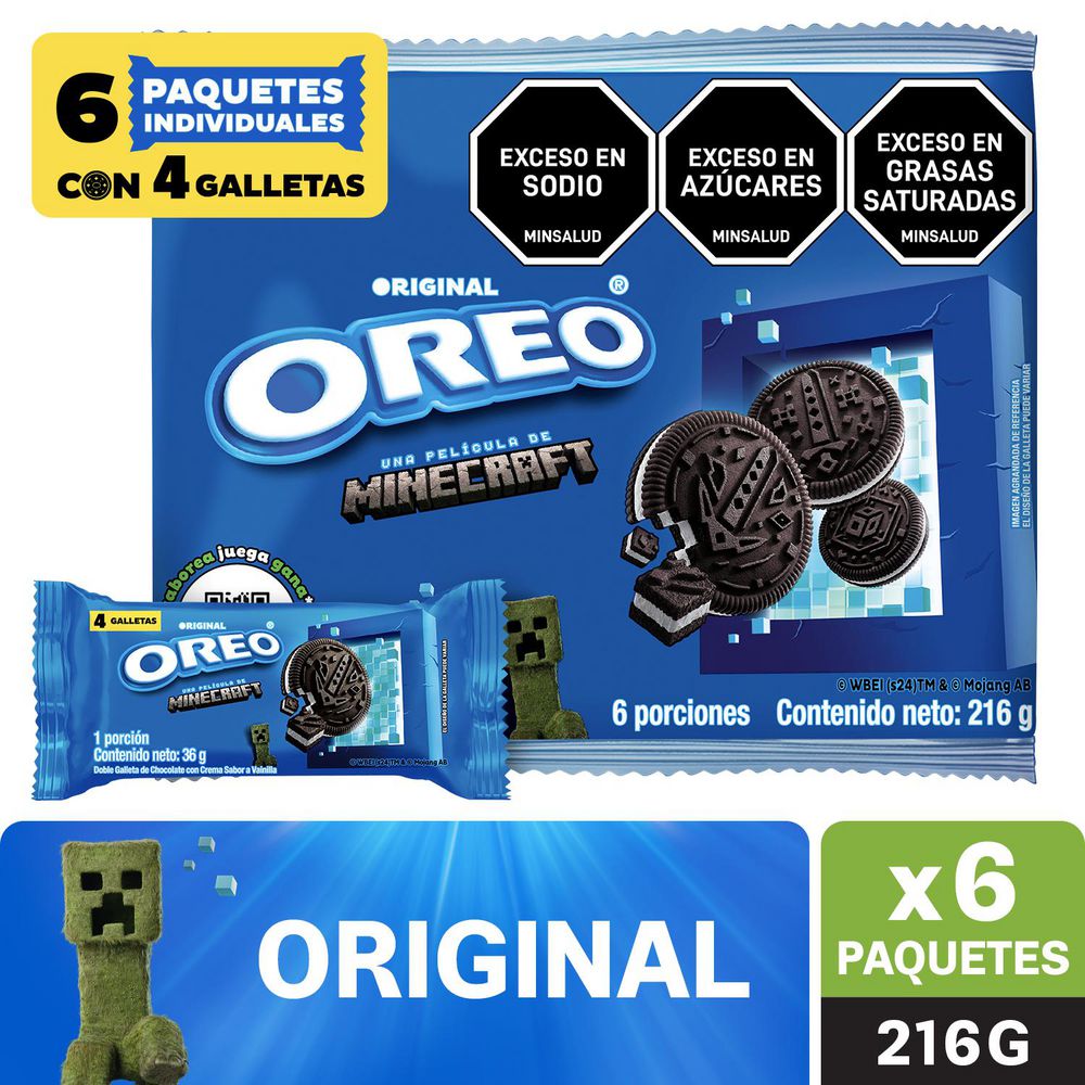 GALLETA OREO 216G ORIGINAL