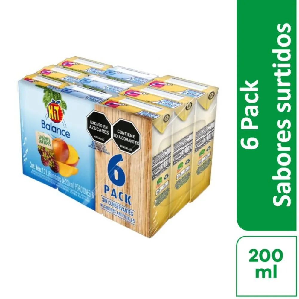 REFRESCO HIT 6U 1200ML TETRA SURTIDO OFE