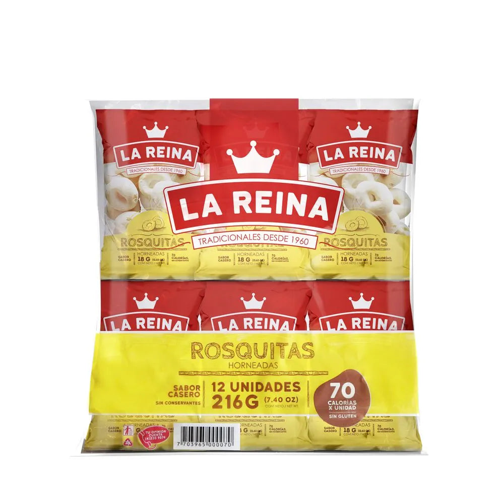 ROSQUILLAS LA REINA 12U 216G