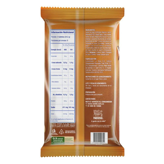 GALLETA SALTINAS INTEGRALES 9U 220.5