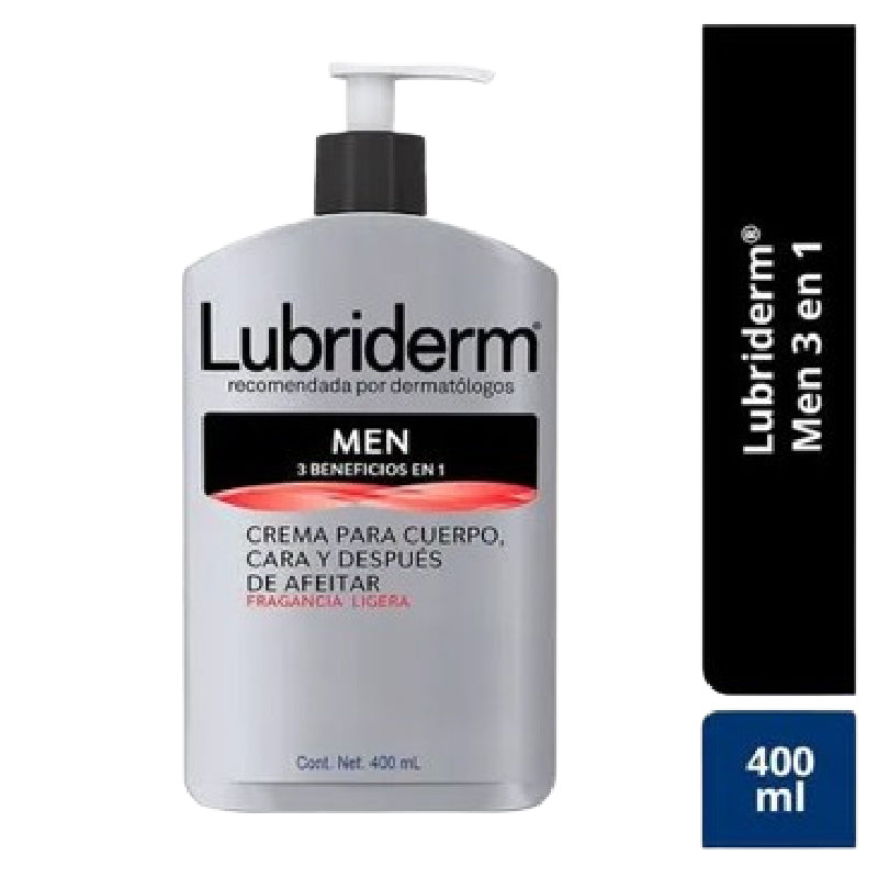 CREMA LUBRIDERM 400ML MEN