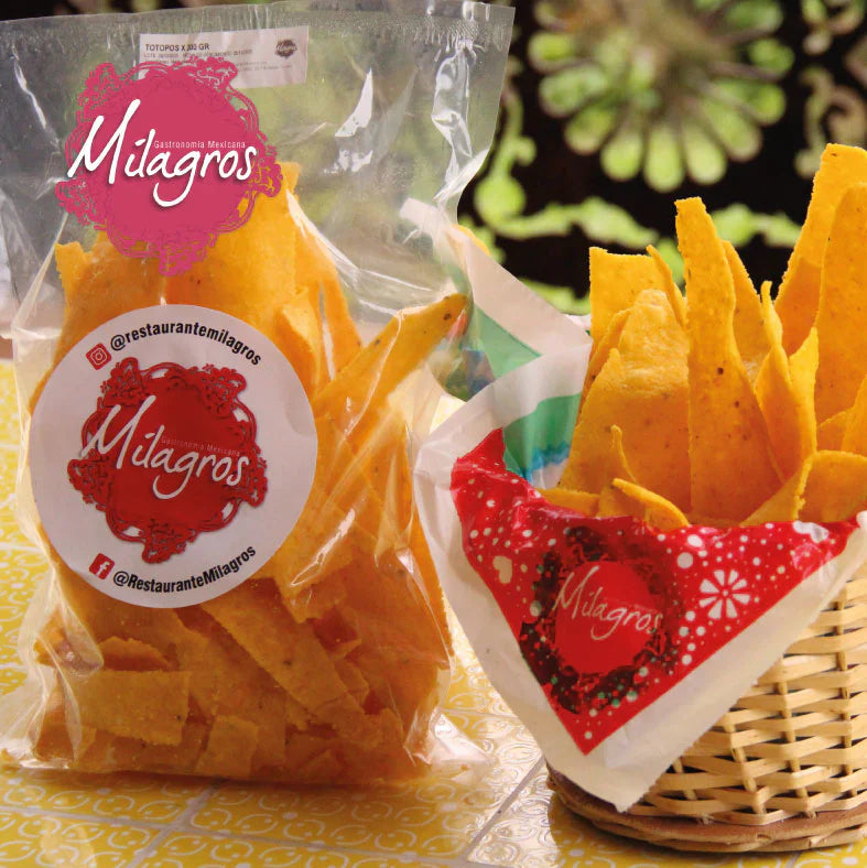 NACHOS MILAGROS 200G TOTOPOS