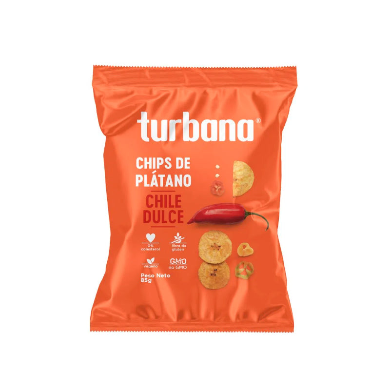 CHIPS DE PLATANO CHI/DUL 85G TURBANA
