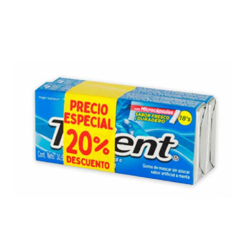 CHICLETS TRIDENT 61G MENTA P/ESPECIAL