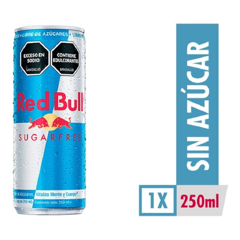 BEBIDA ENERGIZANTE REDBULL 250M SUGAR FREE