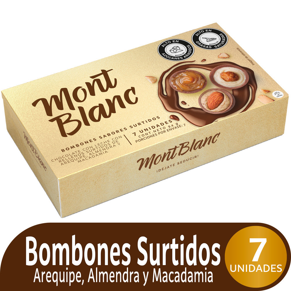 CHOCOLATINA MONTBLANC 7U 16G ESTUCHE