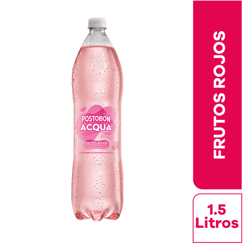 GASEOSA POSTOBON 1.5L ACQUA F/ROJOS