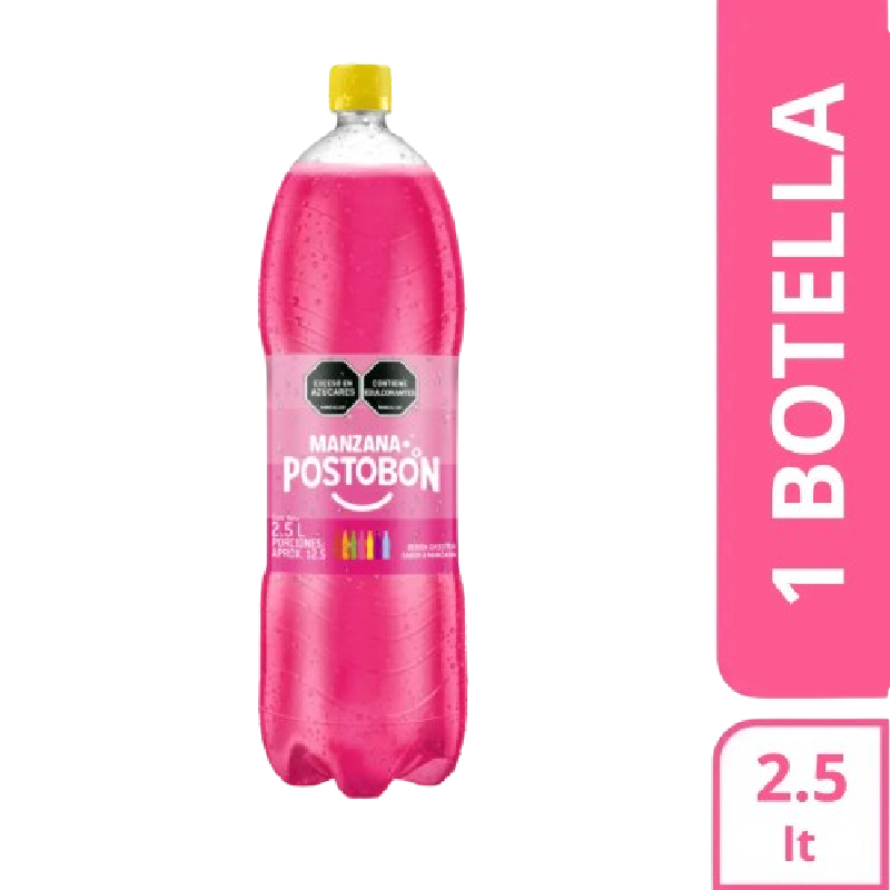 GASEOSA POSTOBON 2.5L MANZANA
