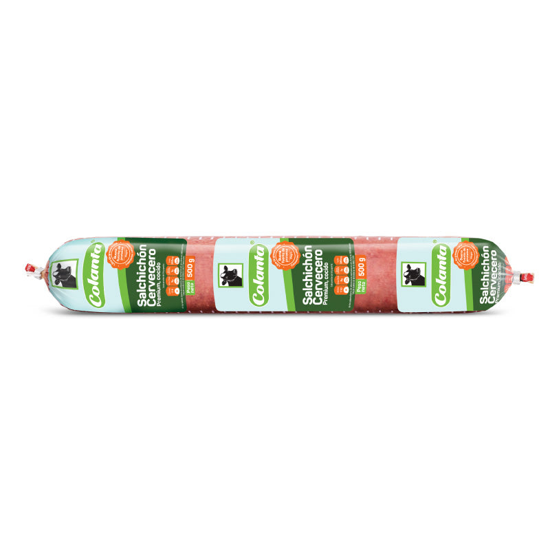 SALCHICHON CERVECERO COLANTA 500G