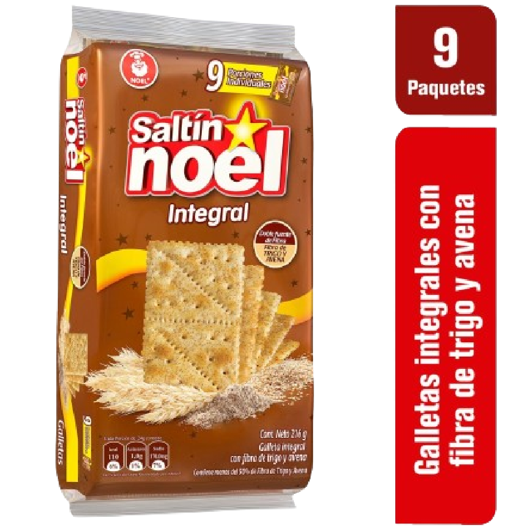 GALLETA SALTIN NOEL 9U 21G INTEGRAL