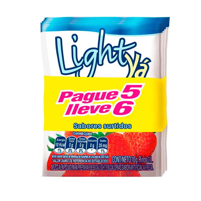 REFRESCO LIGHTYA 6U 60G PAG 5 LLEV 6