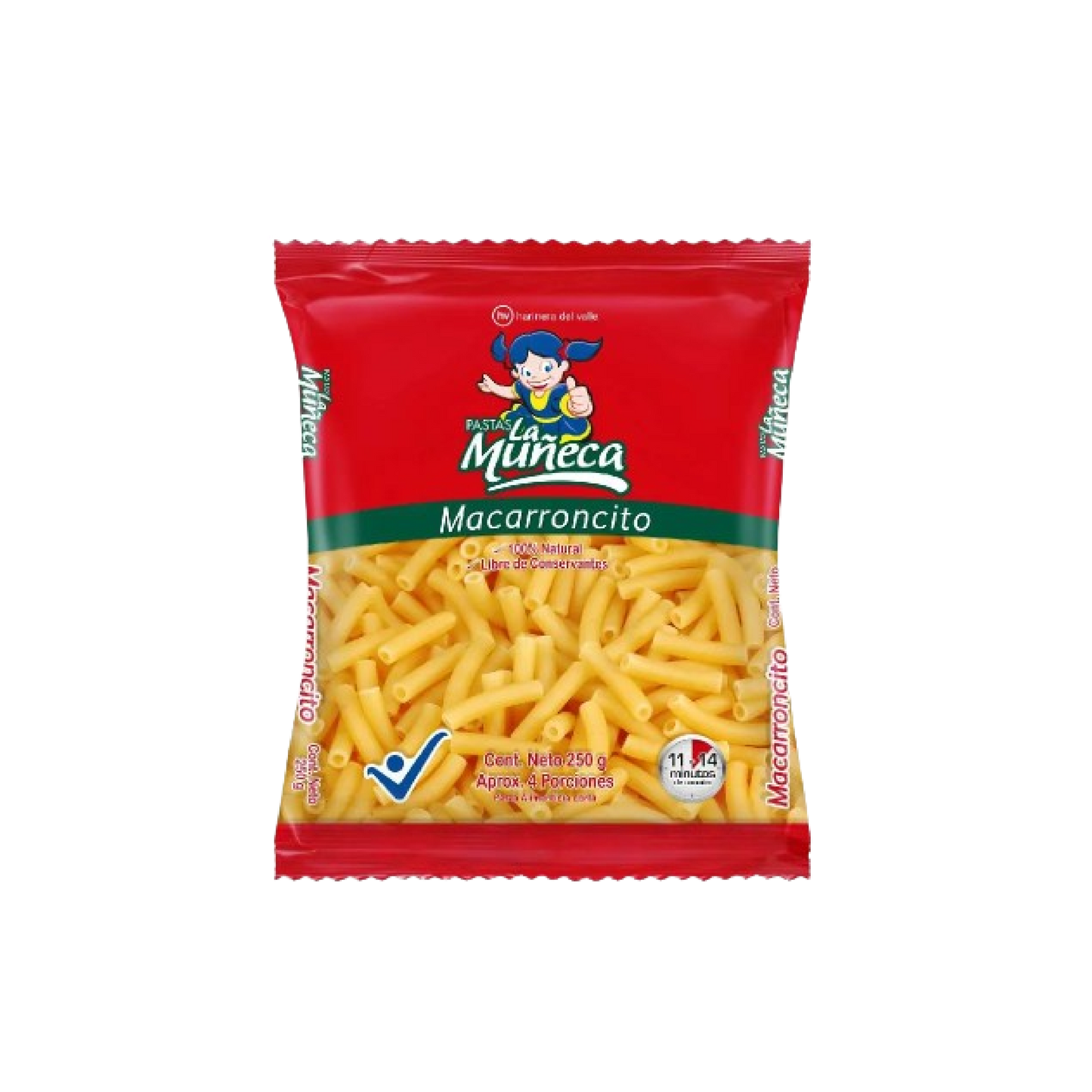 PASTA LA MUÑECA 250G MACARRONCITO
