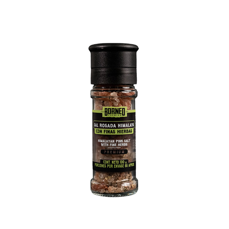 SAL ROSADA BORNEO 100G FINAS HIERBAS