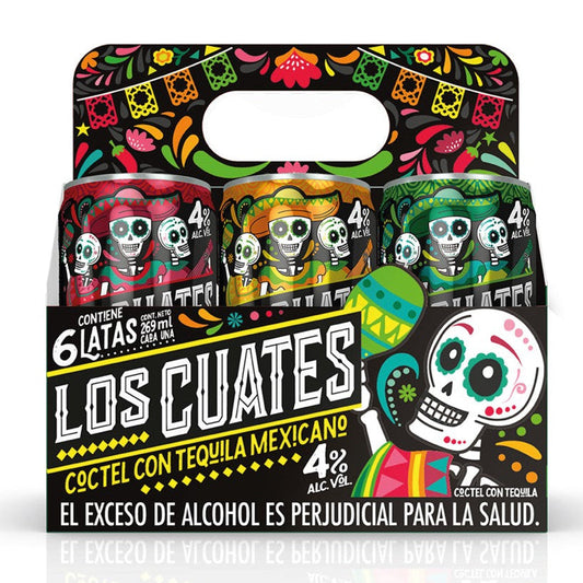 COCTEL LOS CUATES 6U 1614ML