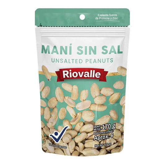 MANI SIN SAL RIOVALLE 170G