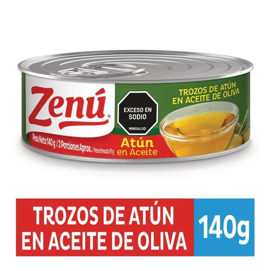 ATUN ZENU 140G TROZOS ACEITE OLIVA
