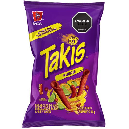 TAKIS FLOW BAR 50G FUEGO