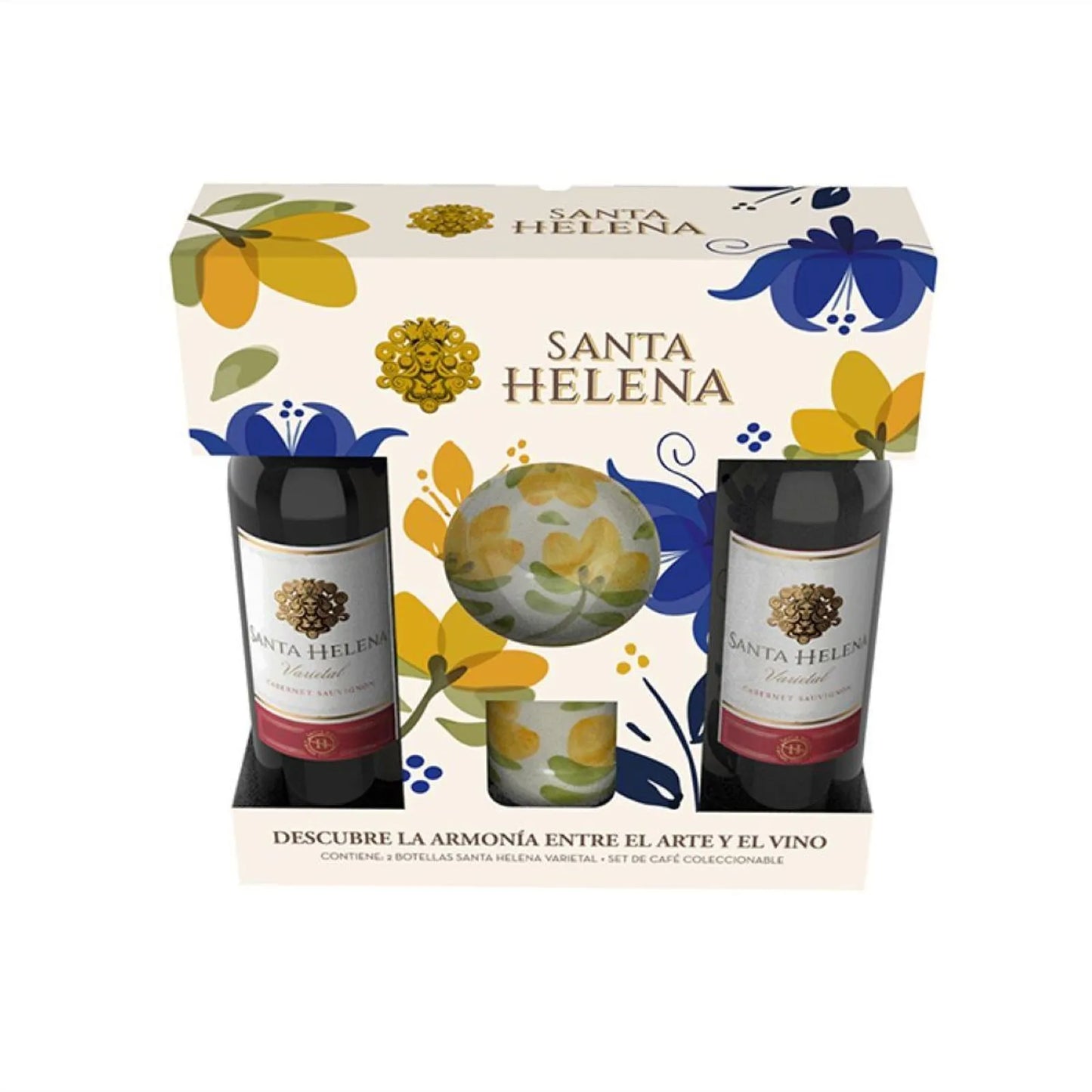 VINO S.HELENA 2U 1500ML CABERNET GTS SET