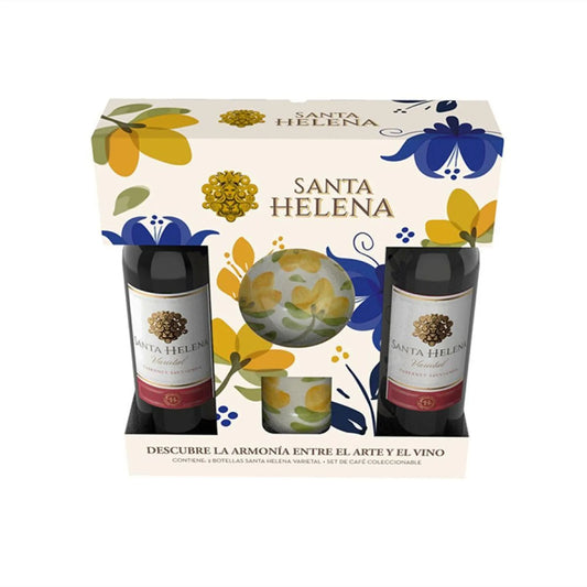 VINO S.HELENA 2U 1500ML CABERNET GTS SET