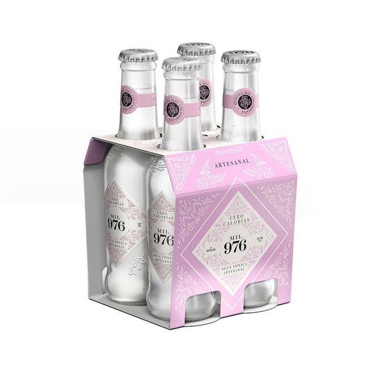 AGUA TONICA MIL976 4U 828ML CERO CAL
