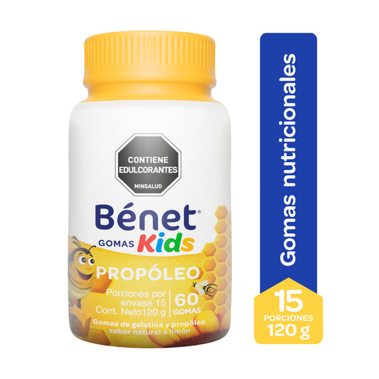 GOMAS BENET 120G KIDS PROPOLEO S/ AZUCAR