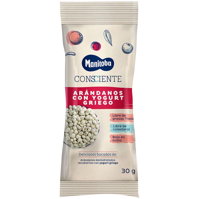 ARANDANOS MANITOBA 30G YOGURT