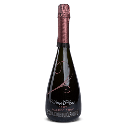 VINO NAVARRO CORREAS 750ML BRUT MALB/ROS