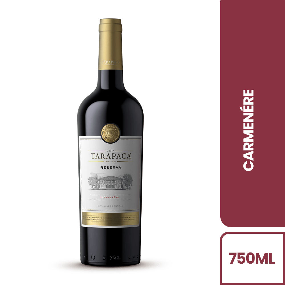 VINO TARAPACA 750ML RESERVA CARMENERE