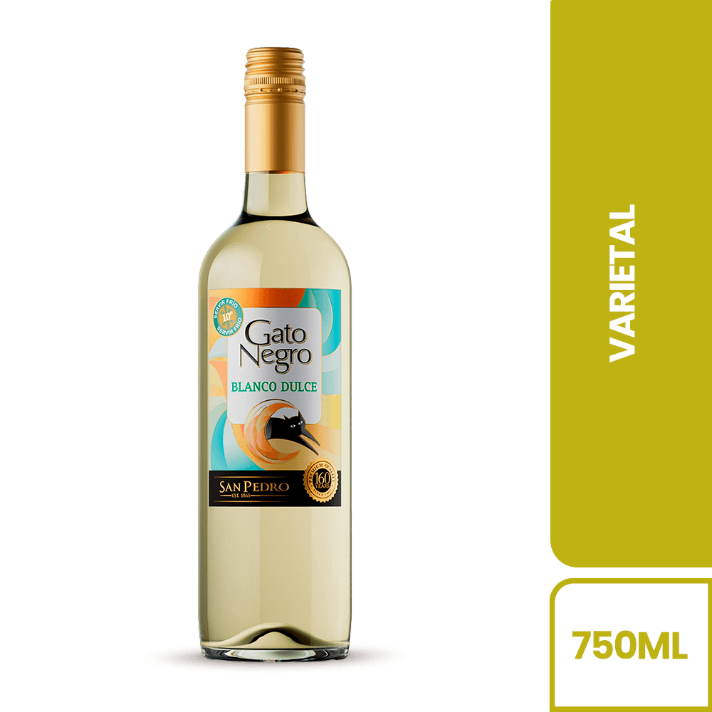 VINO GATO NEGRO 750ML BLANCO DULCE