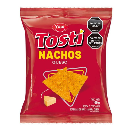 NACHOS YUPI 160G QUESO