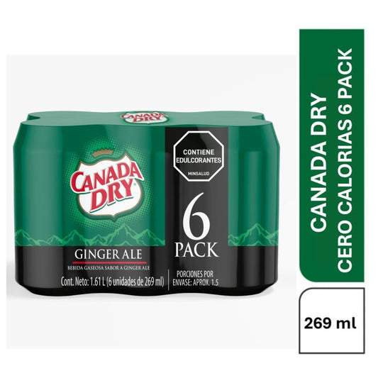 GASEOSA POSTOBON 6U 1614ML LAT CANADADRY