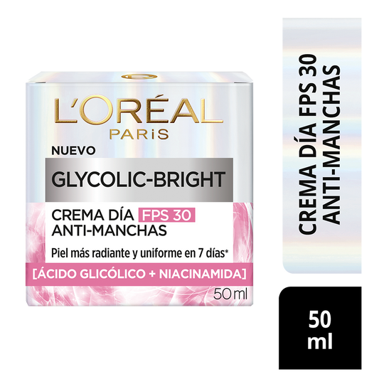 CREMA LOREAL 50ML GLYCOLIC DAY SPF30