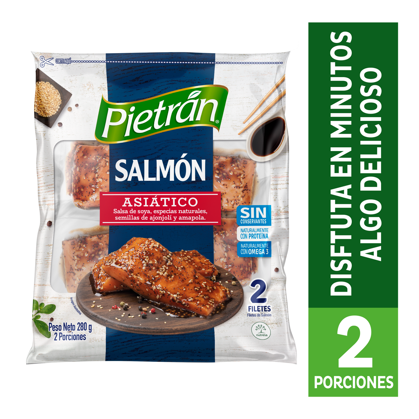 SALMÓN ASIÁTICO PIETRÁN 2U 280G