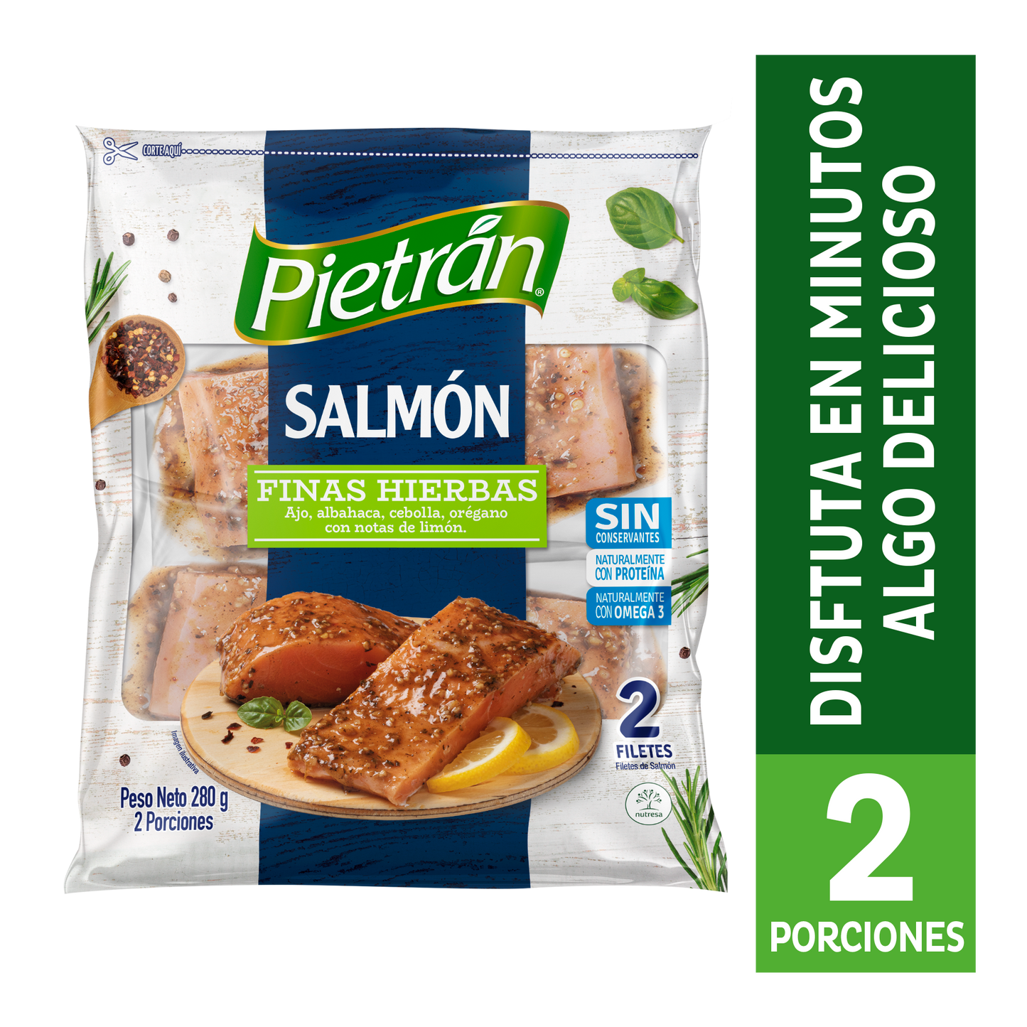 SALMÓN PIETRÁN 2U 280G FINAS HIERBAS