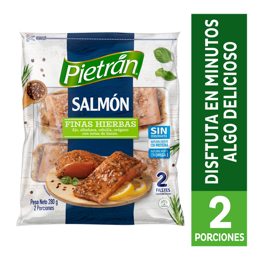 SALMÓN PIETRÁN 2U 280G FINAS HIERBAS