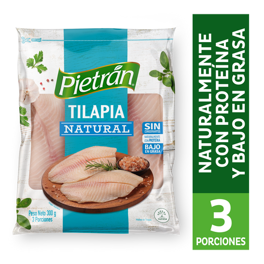 TILAPIA PIETRÁN 300G NATURAL